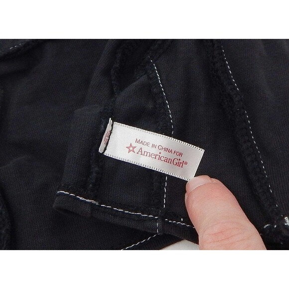 American Girl Doll Isabelle Dance Jacket GOTY Black Silver Embroidered Zipper - Picture 3 of 6